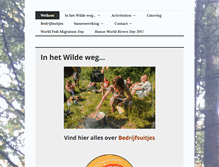 Tablet Screenshot of inhetwildeweg.nl